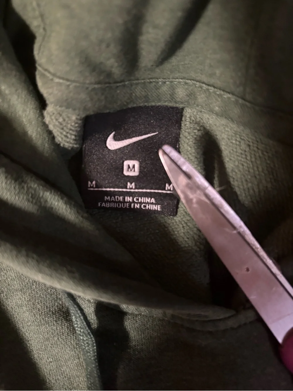Nike Single Swoosh Full Spell Out Woman’s Hoodie Sweatshirt * Medium.